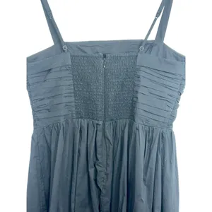 Abercrombie & Fitch Black Pleated Smocked Back Formal Midi Dress Womens Size XL thumbnail 5