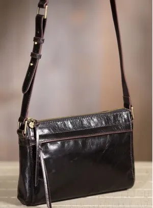 Hobo International Tobey Crossbody bag glazed leather. thumbnail 1