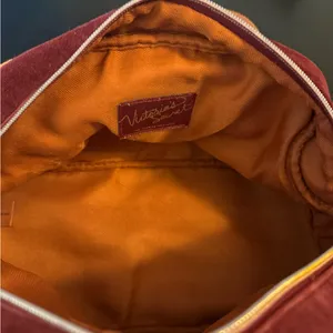 Victoria's Secret Burgundy Velvet Cosmetic‎ Bag thumbnail 7