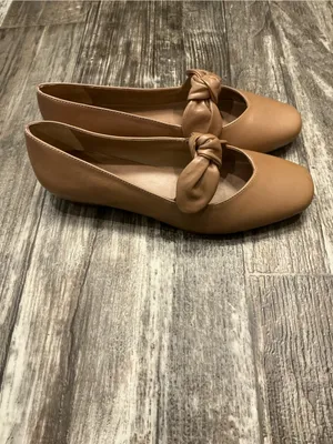 Bernardo Tan Knot-Detail Ballet Flat Size 7 thumbnail 10