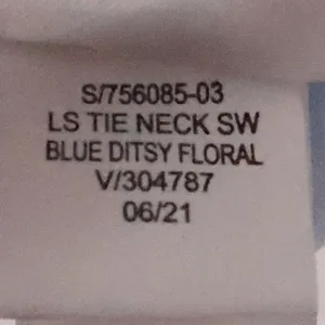 Old Navy Floral Tiered Mini Dress Womens Size XL Blue Ditzy Floral Milkmaid NWT thumbnail 12