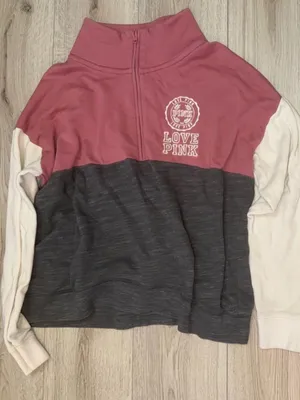 Victoria’s Secret pink quarter zip sweatshirt sweater thumbnail 1