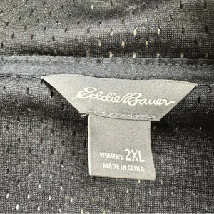 Eddie Bauer Women’s Chilali Fleece Full Zip Jacket Hooded Sherpa in Beige 2XL thumbnail 9