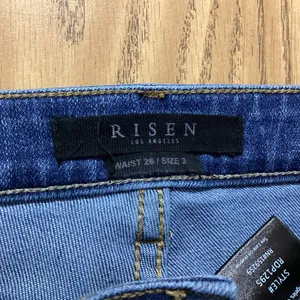 Risen High Rise Distressed Hem Flare Jeans Size 26/3 thumbnail 8