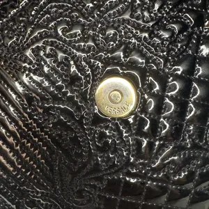 Versace Black Vanitas Medusa Patent Leather Shoulder Bag thumbnail 12