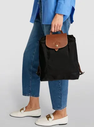 Longchamp Le Pilage Original Medium Nylon Backpack thumbnail 1