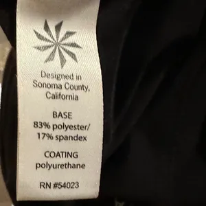 Athleta‎ High Rise Gleam Faux Leather Front Tights Sz S thumbnail 8