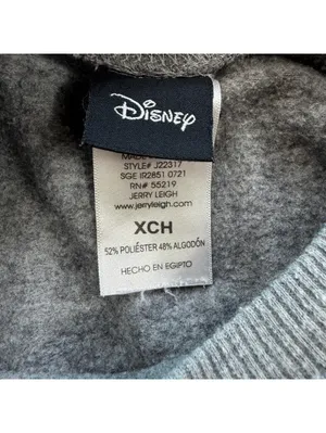 Disney Lilo & Stitch Angel Gray Crewneck Sweatshirt Women’s XS Jerry Leigh Movie thumbnail 4