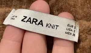 ZARA Knit Camel Long Sleeve Sweater thumbnail 2