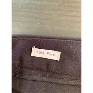 Nine West Womens Kick Flare Dress Pants Dull Black Size 4‎ Cropped Trousers READ thumbnail 4
