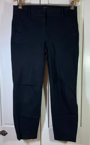J.Crew Cameron Slim Crop Pant Black Four-Season Stretch H5532‎ Womens 4 thumbnail 1