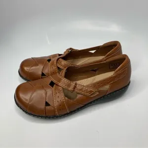 Clarks Ashland spin Q‎ loafers brown leather size 9 thumbnail 3