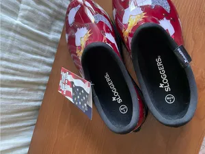 New Sloggers Original Garden Shoe Size 7 Chicken Barn Red Rain Backdoor Comfort thumbnail 7