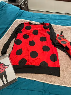Women’s love bug ladybug costume XXL 18-20 thumbnail 2