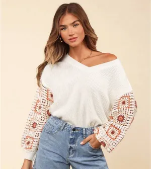 Shein Crochet Sweater thumbnail 1