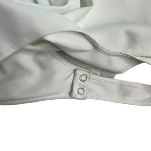 Good American Square Neck Tank Thong Bodysuit‎ White Snaps Size 3 US Large NWT thumbnail 5