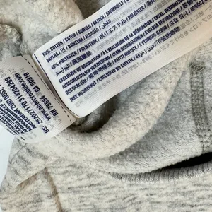 Vintage Abercrombie Glitter Logo Pullover Hoodie - Heather Grey - 15/16 (XS/S) thumbnail 12