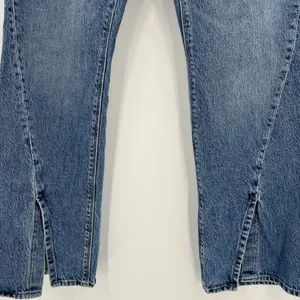 American Eagle 90s Bootcut Denim Blue Jeans Split Hem High Rise Women’s Size 8 R thumbnail 5