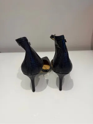 Ann Taylor Dark Navy Heels Size 8 thumbnail 4