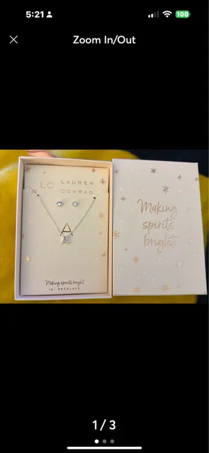 Lauren Conrad Necklace LC Set & Earring thumbnail 3