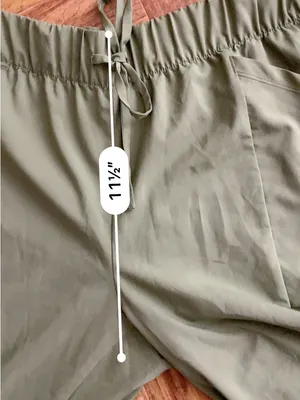 Reel Legends Olive Green Wide-Leg Crop Pants thumbnail 14