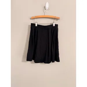 ASOS Skater Skirt Womens Size‎ S Black Pleated A-Line Mini Jersey Knit Casual thumbnail 4