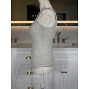 Abercrombie & Fitch Bodysuit Womens Medium Gray Square Neck Soft A&F Collection thumbnail 4