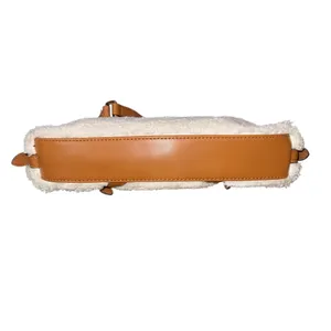 Aldo Faralaeliaax white faux shearling shoulder bag thumbnail 6