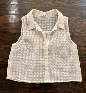 Voge Boutique Floral Sheer Blouse thumbnail 1