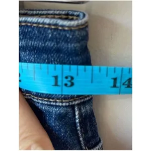 Uniqlo Wide Leg Crop Jeans Raw Hem High Rise thumbnail 6