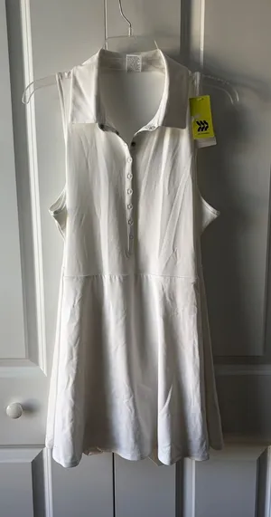 All in Motion Tennis Dress with Built in Shorts Size XL New Tenniscore Preppy thumbnail 1