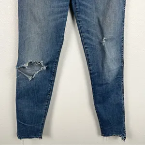 Madewell High‎ Rise Skinny Distressed Jeans thumbnail 2