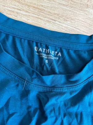 Womens Athleta Blue/Green Workout Top - S thumbnail 5