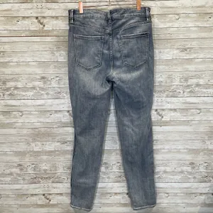 White House Black Market Womens 6 Jeans Embellished Silver Bead‎ Skinny Everyday thumbnail 5