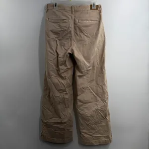 American Eagle Super High Rise Baggy Wide Leg Chino Pants Beige 6 Short thumbnail 4