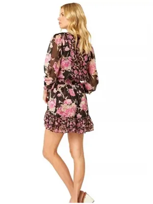 MISA Los Angeles Irina Mini Floral Dress thumbnail 4