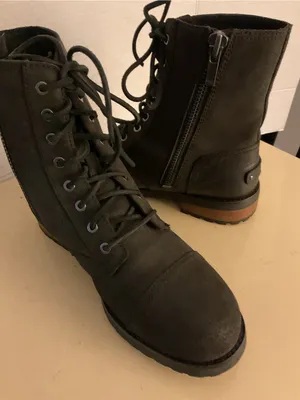 UGG Women's Black leather Lace-Up Combat Kilmer II Boots US 9 thumbnail 11