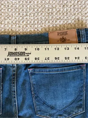 PINK Victoria's Secret Classic Blue Skinny Jeans thumbnail 9