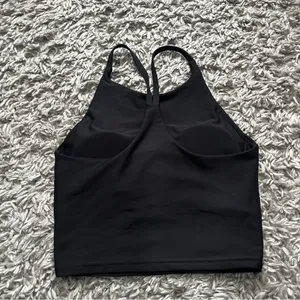 Old navy black athletic high neck tank size small thumbnail 2