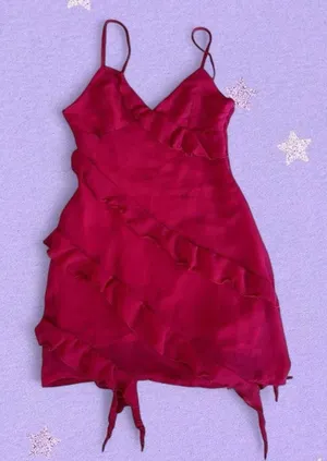 Red Mini Dress | Party Dress thumbnail 1