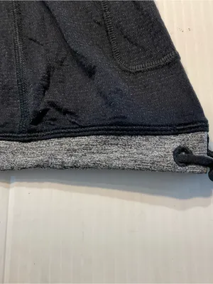 Black Lululemon Tank Cinchable Drawcord Hem V Neck Key Pocket Women Sz M thumbnail 3