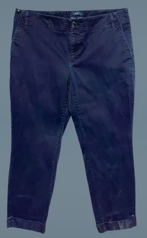 Women’s Gap navy blue stretch pants size 10 preowned thumbnail 1