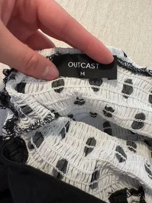 Outcast poka dot dress Black Size M thumbnail 5