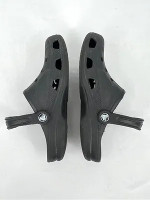 Crocs Baya Clog Black Foam Slip On Shoes Men's 5 / Women's 7 thumbnail 3
