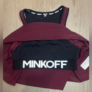 Rebecca Minkoff Tippi Bra Burgundy Crop Top Size‎ XS thumbnail 2