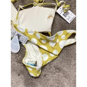 Anthropologie New. WET L.A. polka dot bikini. Small. Retails $166 thumbnail 6