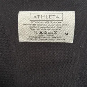 Athleta finish fast tank top black thumbnail 3