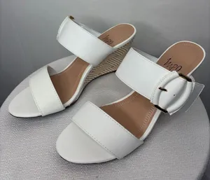 IMPO Vernette White Wedge Sandals Women’s Size 8 New(B96)”✨ thumbnail 1