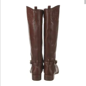 Tory Burch leather riding boots thumbnail 4