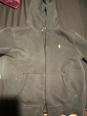 Black Polo Ralph Lauren men’s zip up Jacket thumbnail 1